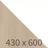 Rollcontainer Avesta 4 Schubladen - akazie/weiß T600