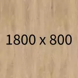 Schreibtisch Masterlift® 5 - Platte Eiche Massivholz B1800 x T800