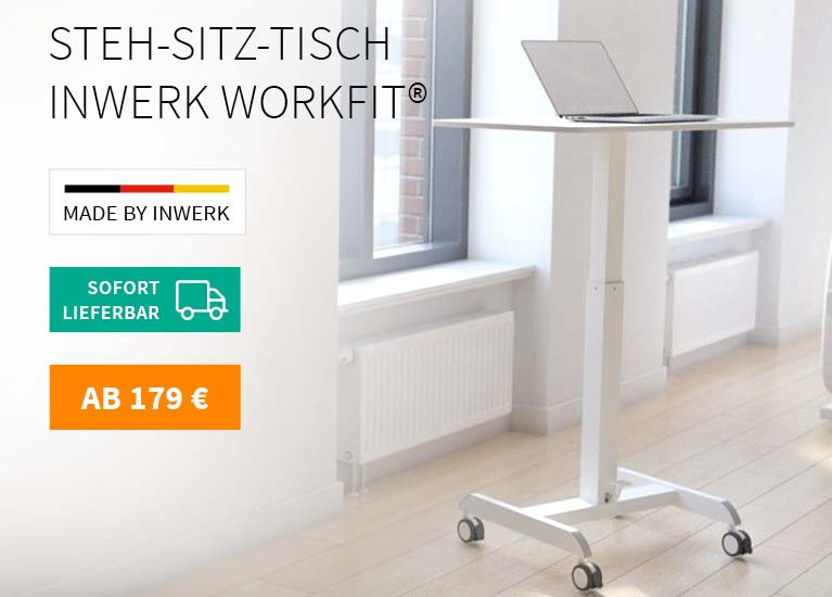 Steh-Sitz-Tisch Workfit® 1
