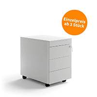 MBM 3 Stück Rollcontainer Delgo aus Stahl