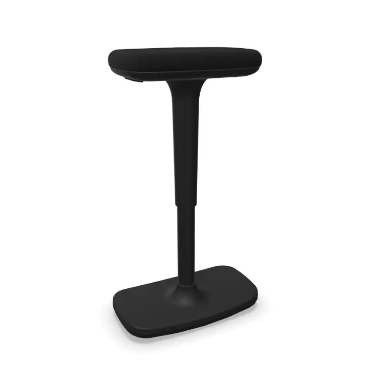 Stehhilfe Dauphin Trendoffice to-swift | TrendOffice Schwarz | Sitzhöhe 50 - 75 cm | pflegeleicht | ergonomisch | drehbar | montiert