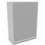 Rollladenschrank Base 3 OH - grau/silber