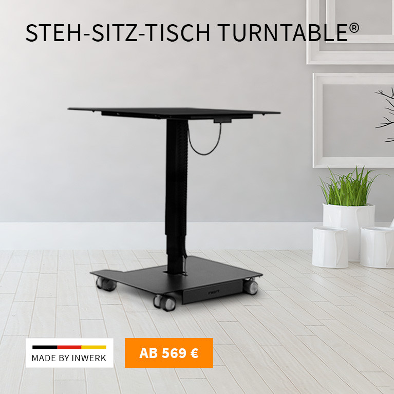Original Turntable® Steh-Sitz-Tisch