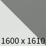 Team-Schreibtisch Oppen Q  Kufengestell - grau/aluminium B1600 x T1610