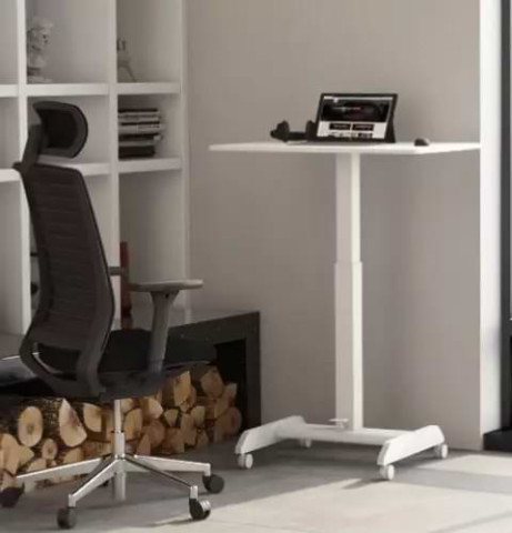 Weißes Workfit Schreibpult