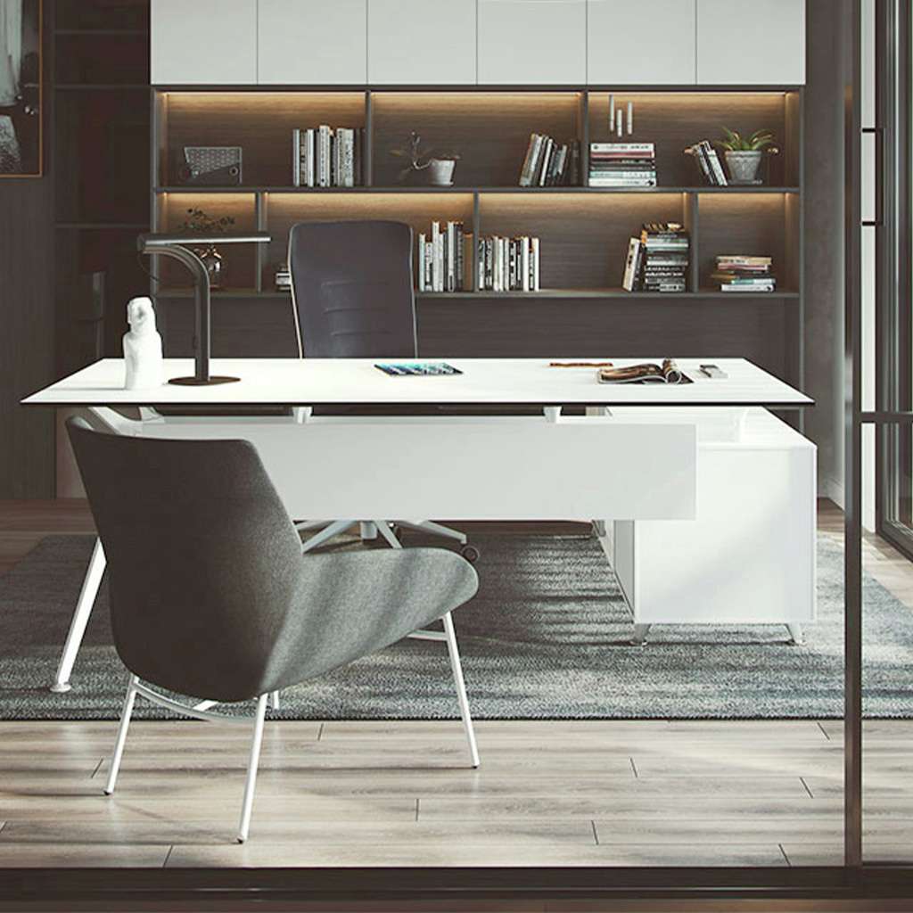 Design Glasschreibtisch Arkitek | Inwerk Büromöbel