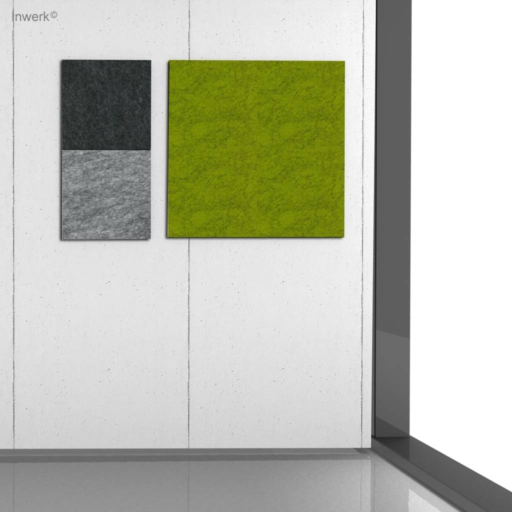 Akustikpaneele, Wandabsorber BravoTex 500 x 500 mm, grau / Farbe, Wunschmotiv mgl.