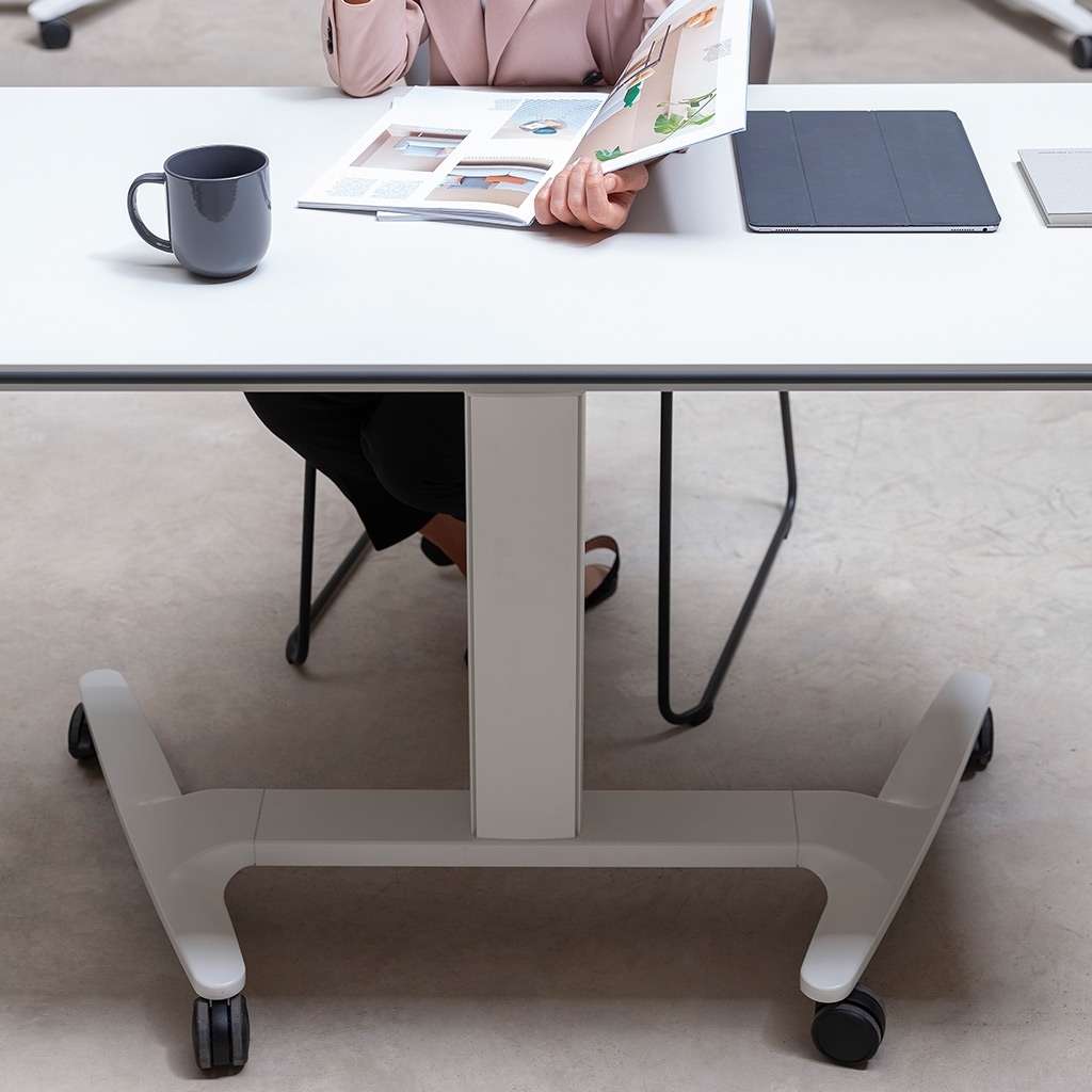 Verstellbarer Klapptisch Table Buddy – Höhenverstellbar, Neigbar, Aquablau, Ideal Als Bett- Oder Laptoptisch