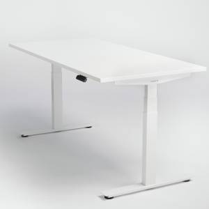 BM095112_Höhenverstellbarer_Schreibtisch Ecolift_Plus_weiss_