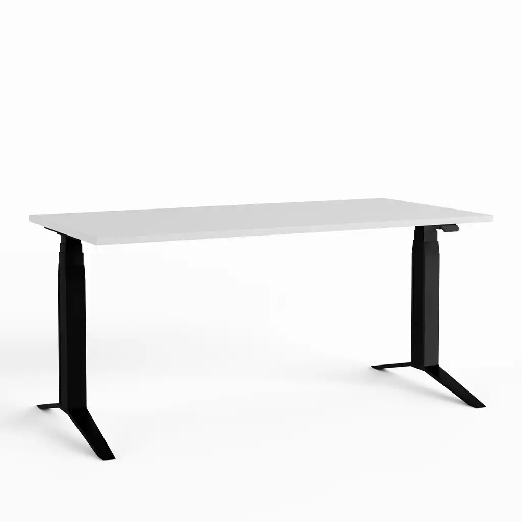Höhenverstellbarer Schreibtisch® Ecolift , Weiß