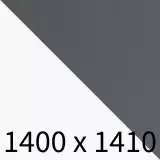 Team-Schreibtisch Oppen Q  Kufengestell - weiß/anthrazit B1400 x T1410