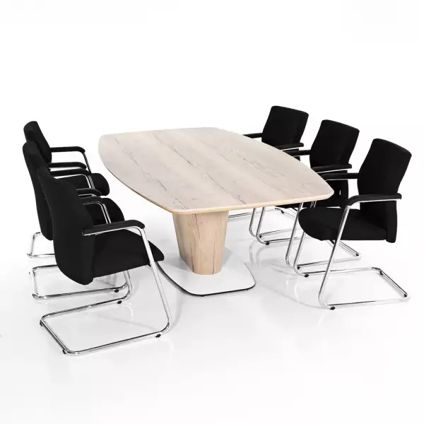 Büro Konferenztisch in Bootsform