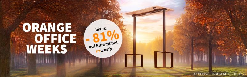 Black Office Weeks bei Inwerk – bis zu 81% Rabatt