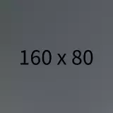 Büro Schreibtisch Oppen Q - Kufengestell - Gestell weiß Platte anthrazit B160 x T80