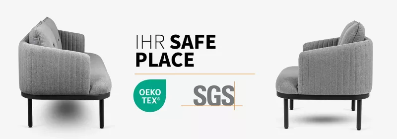 EcoLounge – SGS geprüft und mit Oekotex Material hergestellt