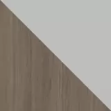 Büroschrank Helsinki 6 OH - eichegrau/hellgrau