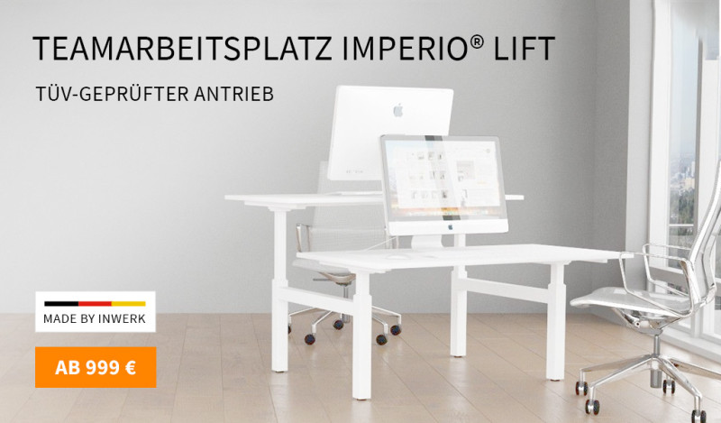 Original Imperio® Lift Teamschreibtisch