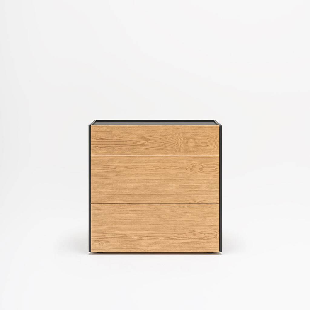 Schubladenschrank Habel mit Echtholzfurnier