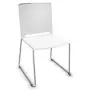 Stapelstuhl Sassari - weiß