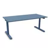 Masterlift® Flex höhenverstellbarer Schreibtisch - blau