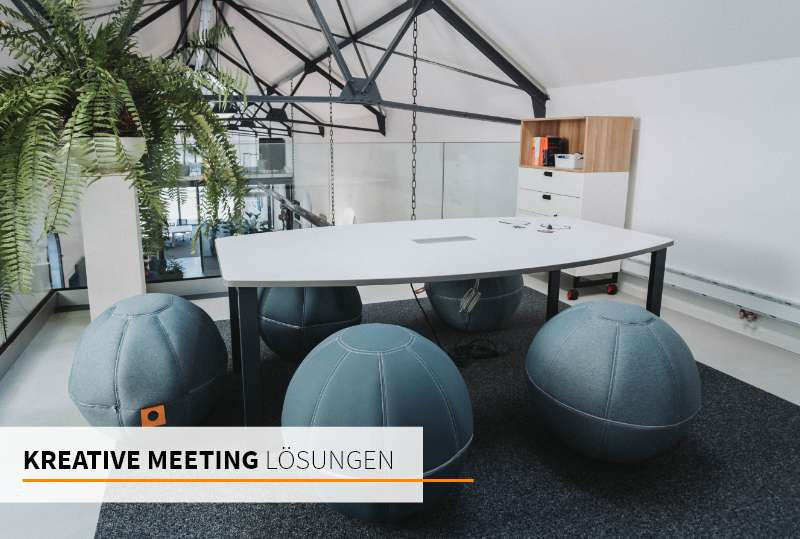 Sitzbälle als kreative Meeting Lösungen für den Konferenzraum