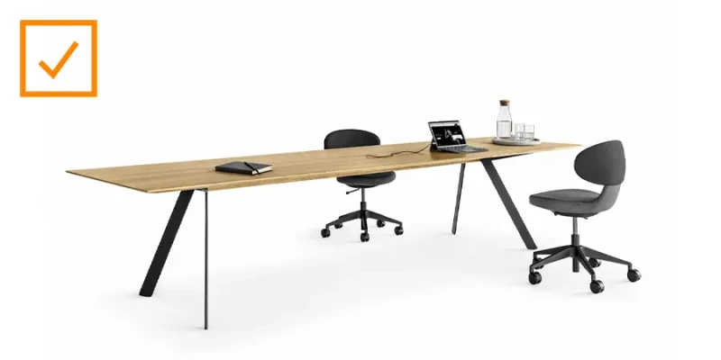 Inwerk Checkliste – Konferenztisch Barra Work von Girsberger