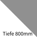 Rollcontainer Imperio® - aluminium/weiß T800