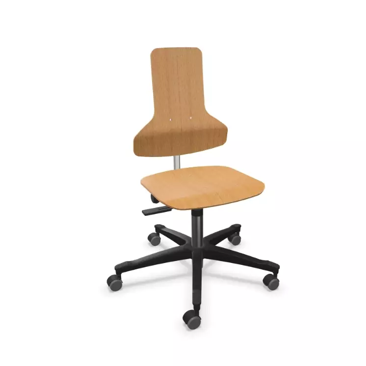 Arbeitsstuhl Dauphin Tec Profile Braun | Rückenneigemechanik | Dauphin | höhenverstellbar | ergonomisch | mit Rückenlehne