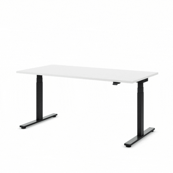 Masterlift® Flex höhenverstellbarer Schreibtisch , schwarz