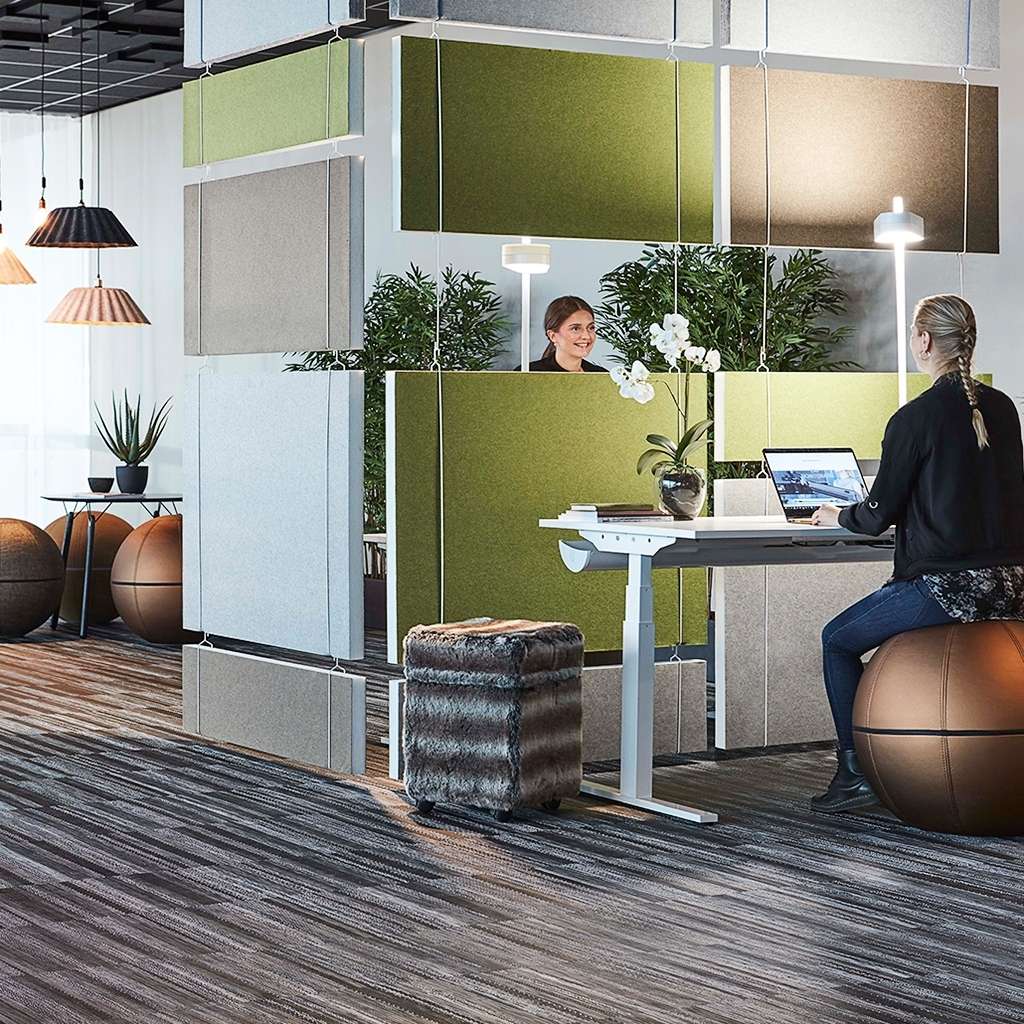 Akustik Baffel Jesper, erweiterbar zum Raumteiler | Inwerk Büromöbel