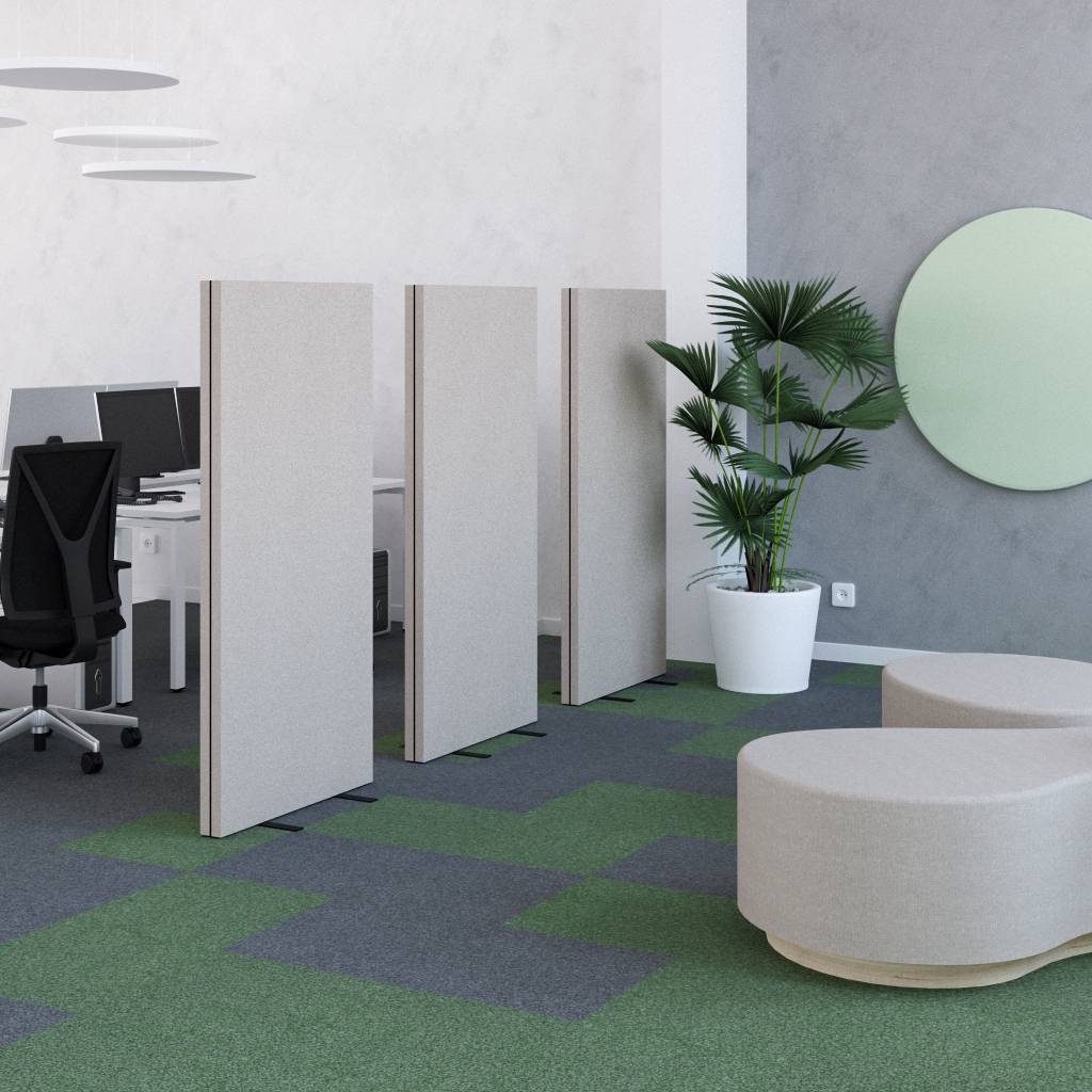 Akustik Stellwand Cord Sub - 80 mm Materialstärke | maximaler Schallschutz & Stil im Büro