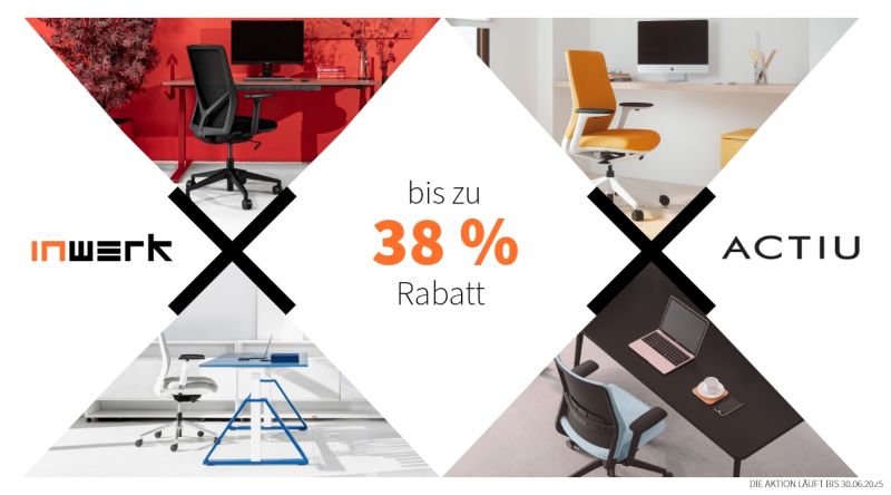 Aktion Inwerk X Actiu Wochen im Juni bis zu 38% sparen