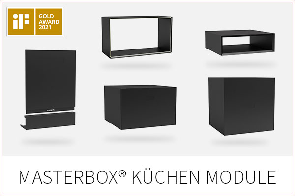 Inwerk Küchenmodule - Der modulare Aufbau lässt Ihnen grundsätzlich alle Freiheiten, um Ihre individuelle Masterbox® Küche zu planen. Passend in der Größe, passend mit der gewünschten Ausstattung. 