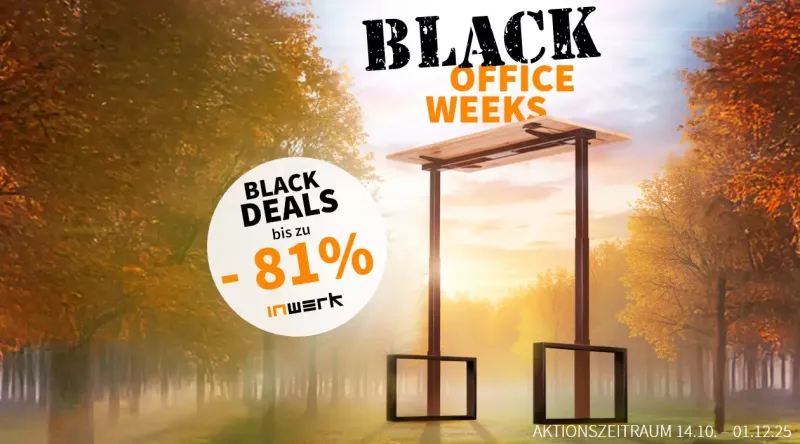 Orange Office Weeks bei Inwerk - bis zu 81% Rabatt