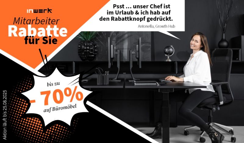 Aktion Mitarbeiter-Rabatte - bis zu 70% Rabatt