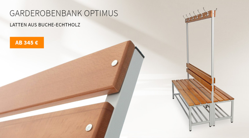 Garderobenbank Optimus