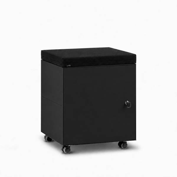 BM71820-Rollcontainer-Masterbox-1-OH-mit-Polster-schwarz-01.