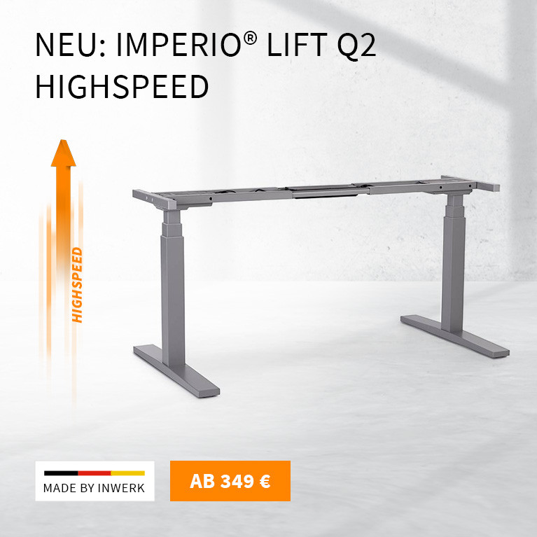 Steh-Sitz-Tischgestell Imperio® Lift Highspeed