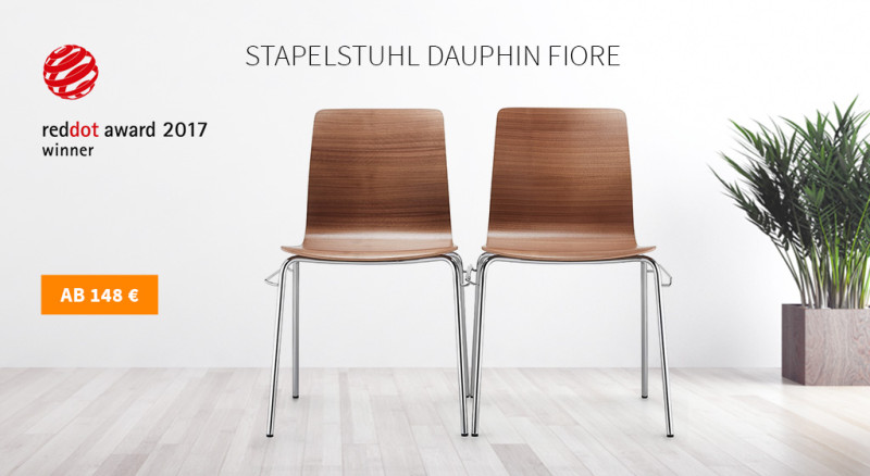 Stapelstuhl Dauphin Fiore - Red Dot Design Award