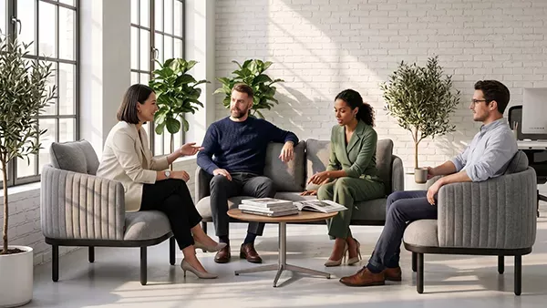 EcoLounge als Ort für Meetings in entspannter Atmosphäre
