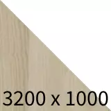 Konferenztisch Elba I - akazie/weiß B3200 x T1000