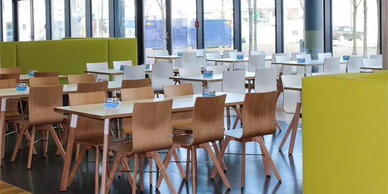 Cafeteria am Flughafen Düsseldorf