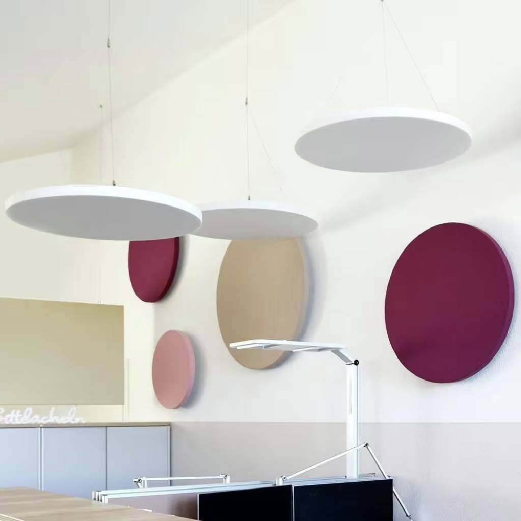 Akustik Wandabsorber Napoleon rund 800 x 800 mm