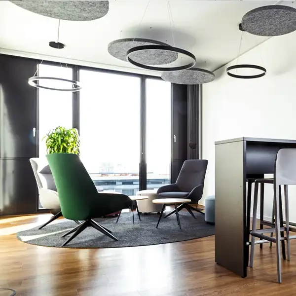 Openspace-Bereich für Besprechungen, Brainstormings und mehr