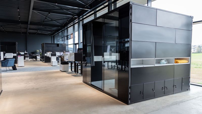 Austellung Biebertal Inwerk LAB-3 mit Raumsystem MasterPod®