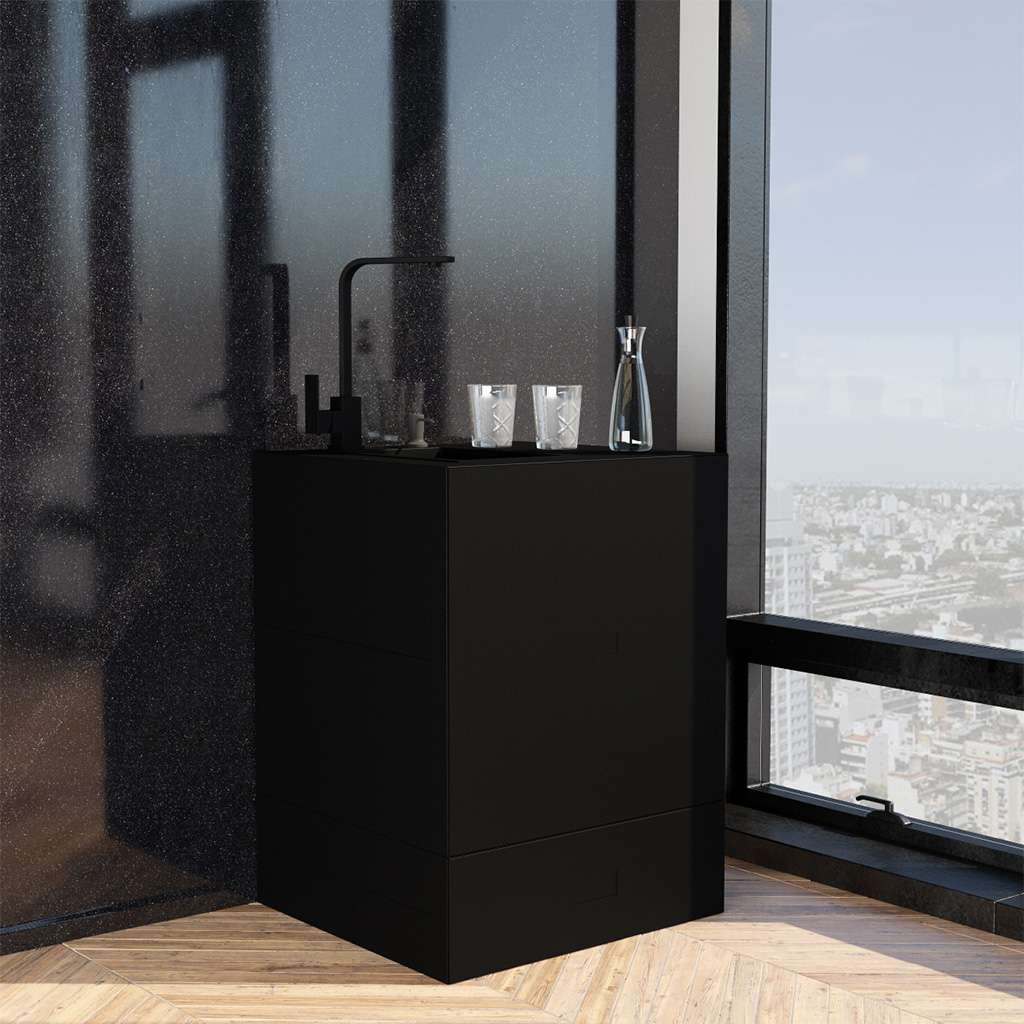 Miniküche Masterbox® 7, Schubladenfach, Breite 644mm | Inwerk Büromöbel