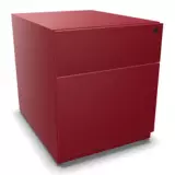 Bisley Rollcontainer Note - kardinalrot