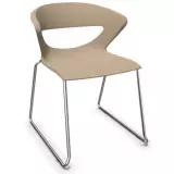 Stapelstuhl Avellino Kufengestell - taube