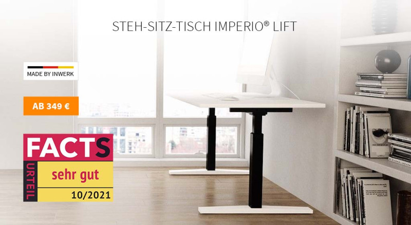 Steh-Sitz-Tisch Imperio® Lift