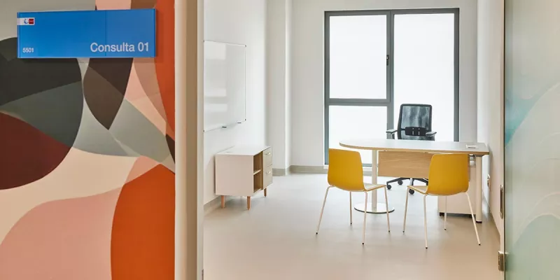 Klinik-Besprechungszimmer